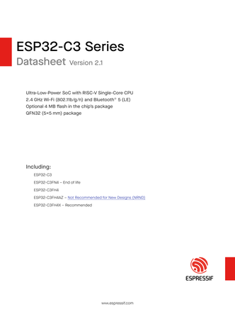 ESP32-C3 Datasheet